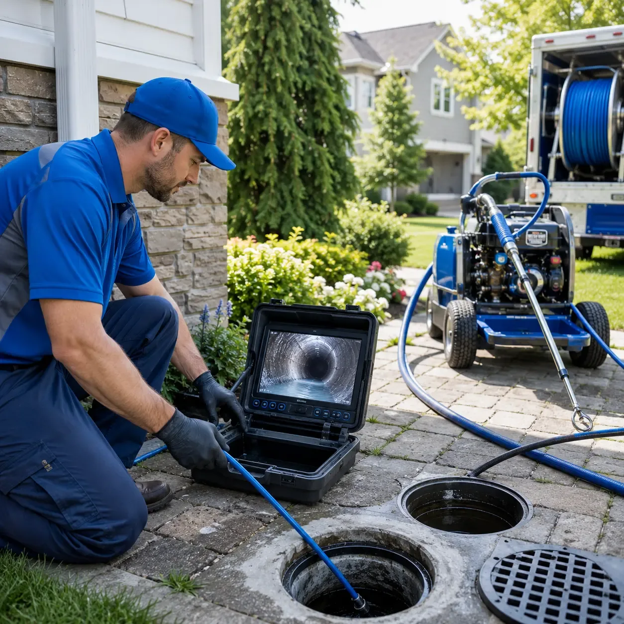 Outdoor drain cleaning professionals serving Oneonta, AL